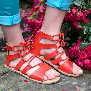 Coral Sandals
